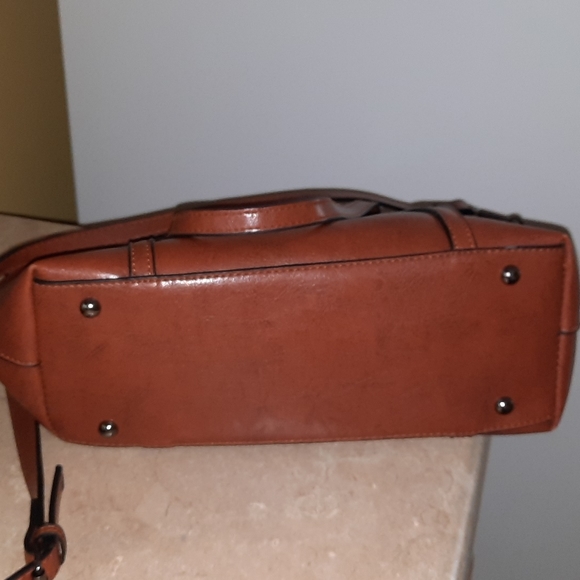 Dark Cognac Tote - Picture 5 of 8